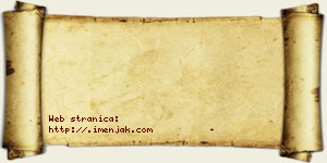 Anica Galjković vizit kartica